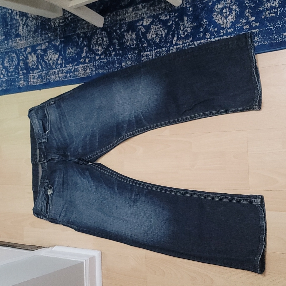 Silver Jeans Men's Stretch Gordie Straight Fit Jeans 38x32